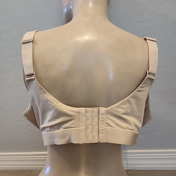 Cacique Lightly Lined Full Coverage Bra 44DDD Nude Underwire - Picture 2 of 4